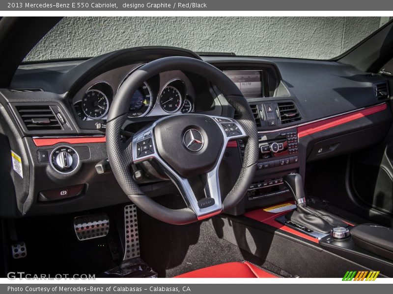 Dashboard of 2013 E 550 Cabriolet