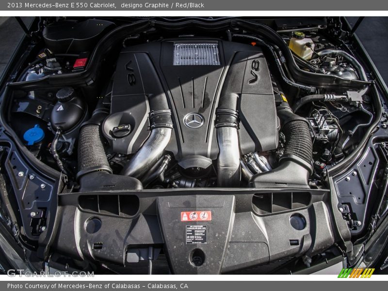 2013 E 550 Cabriolet Engine - 4.6 Liter Twin-Turbocharged DOHC 32-Valve VVT V8