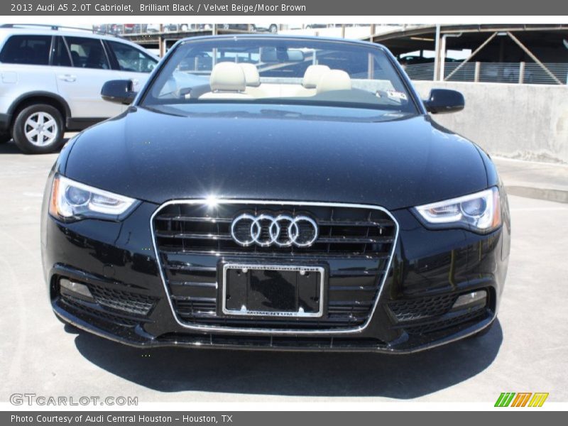 Brilliant Black / Velvet Beige/Moor Brown 2013 Audi A5 2.0T Cabriolet