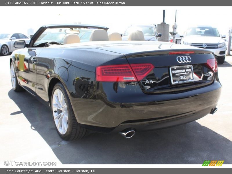 Brilliant Black / Velvet Beige/Moor Brown 2013 Audi A5 2.0T Cabriolet