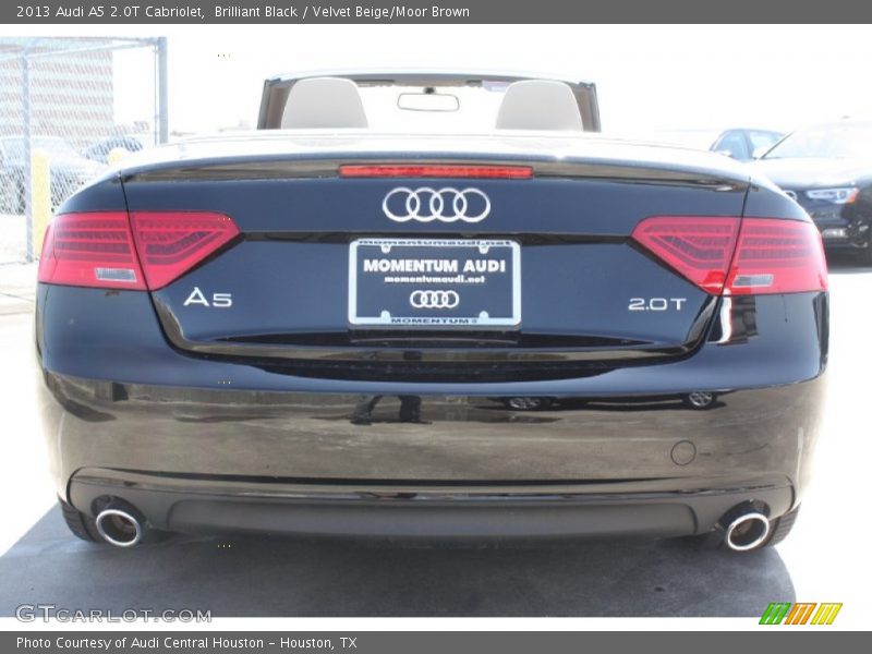 Brilliant Black / Velvet Beige/Moor Brown 2013 Audi A5 2.0T Cabriolet