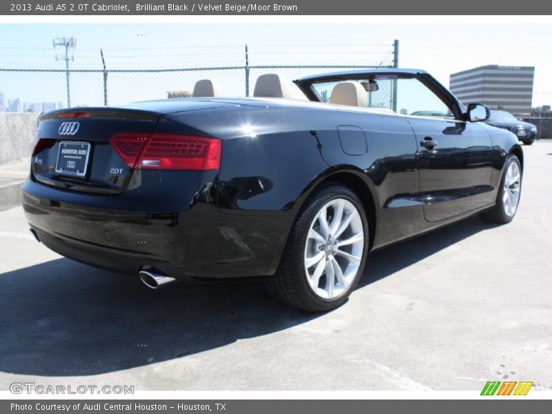 Brilliant Black / Velvet Beige/Moor Brown 2013 Audi A5 2.0T Cabriolet