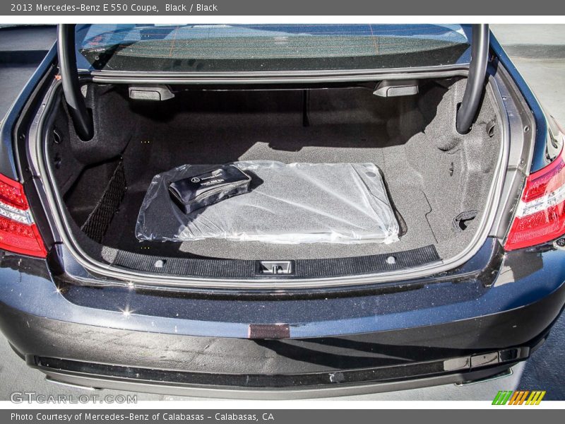 Black / Black 2013 Mercedes-Benz E 550 Coupe