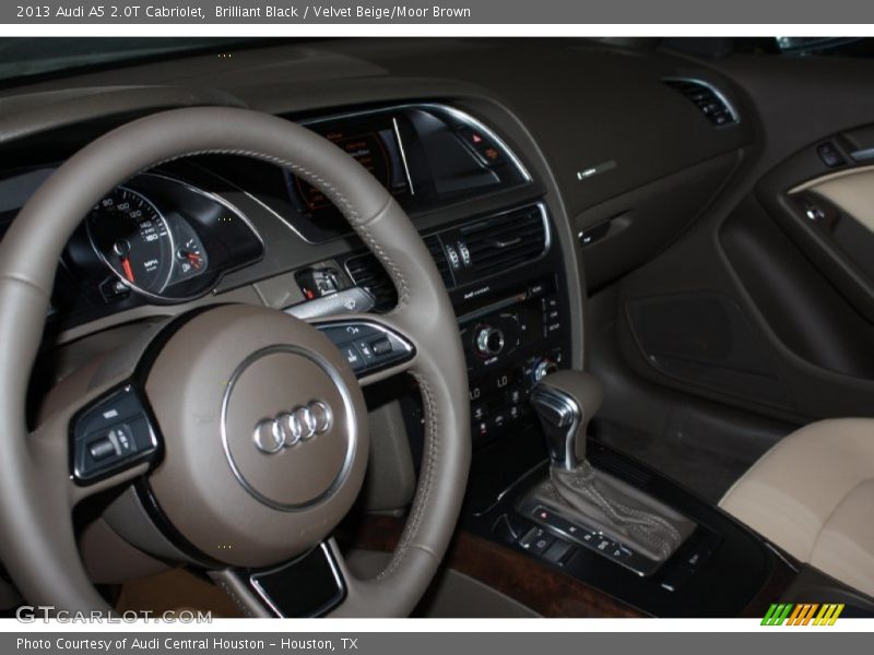 Brilliant Black / Velvet Beige/Moor Brown 2013 Audi A5 2.0T Cabriolet