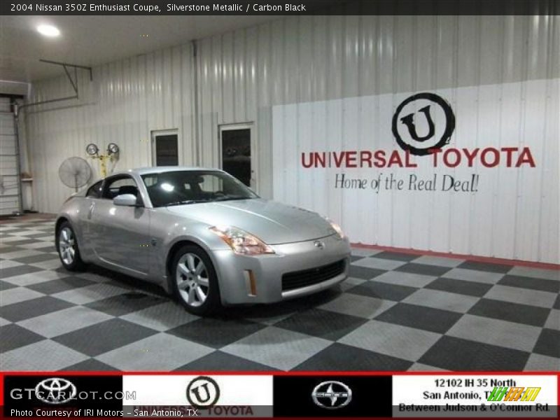 Silverstone Metallic / Carbon Black 2004 Nissan 350Z Enthusiast Coupe