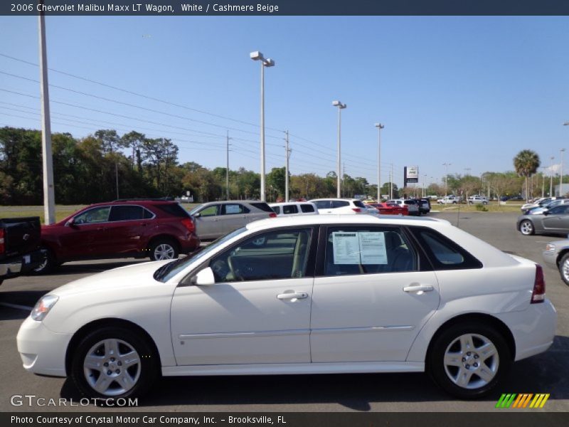 White / Cashmere Beige 2006 Chevrolet Malibu Maxx LT Wagon