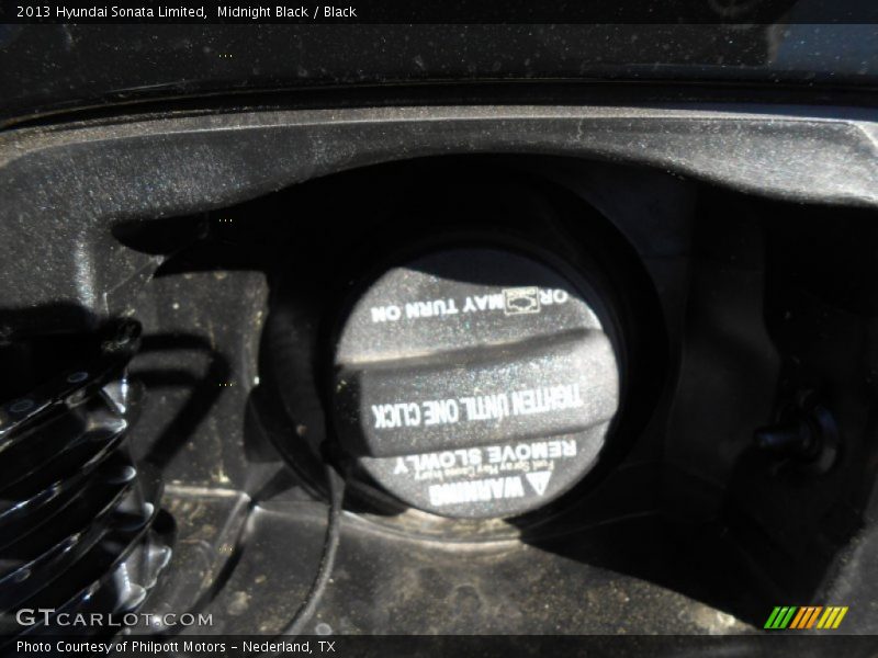 Midnight Black / Black 2013 Hyundai Sonata Limited