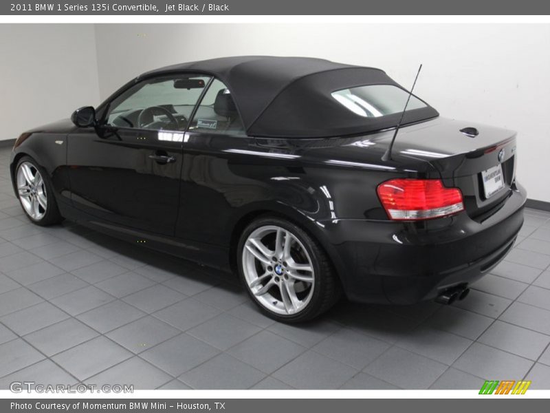 Jet Black / Black 2011 BMW 1 Series 135i Convertible