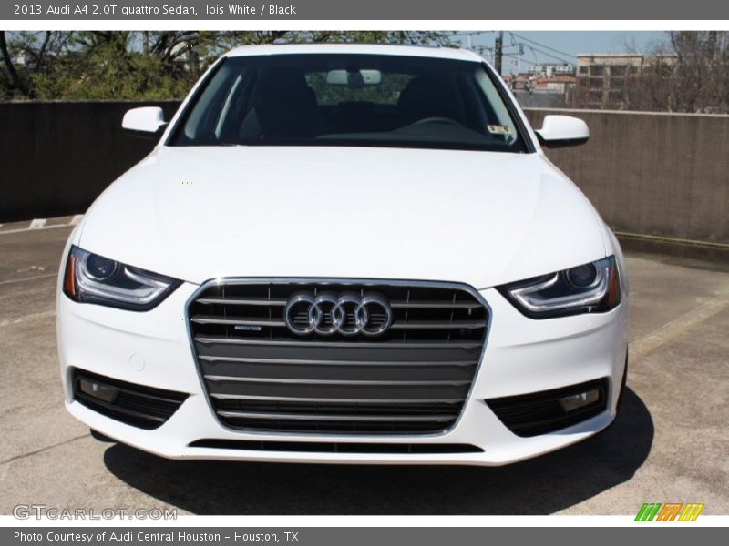 Ibis White / Black 2013 Audi A4 2.0T quattro Sedan