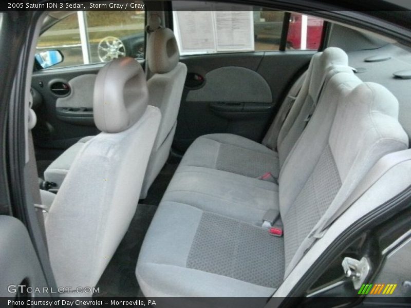 Rear Seat of 2005 ION 3 Sedan