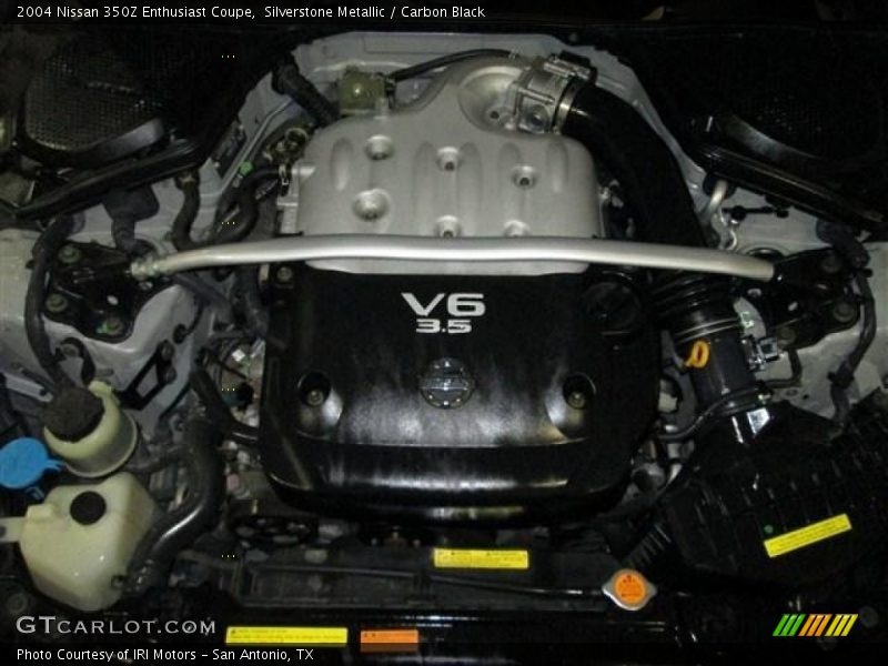 Silverstone Metallic / Carbon Black 2004 Nissan 350Z Enthusiast Coupe