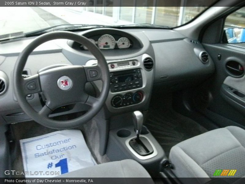 Gray Interior - 2005 ION 3 Sedan 