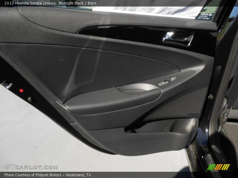Midnight Black / Black 2013 Hyundai Sonata Limited