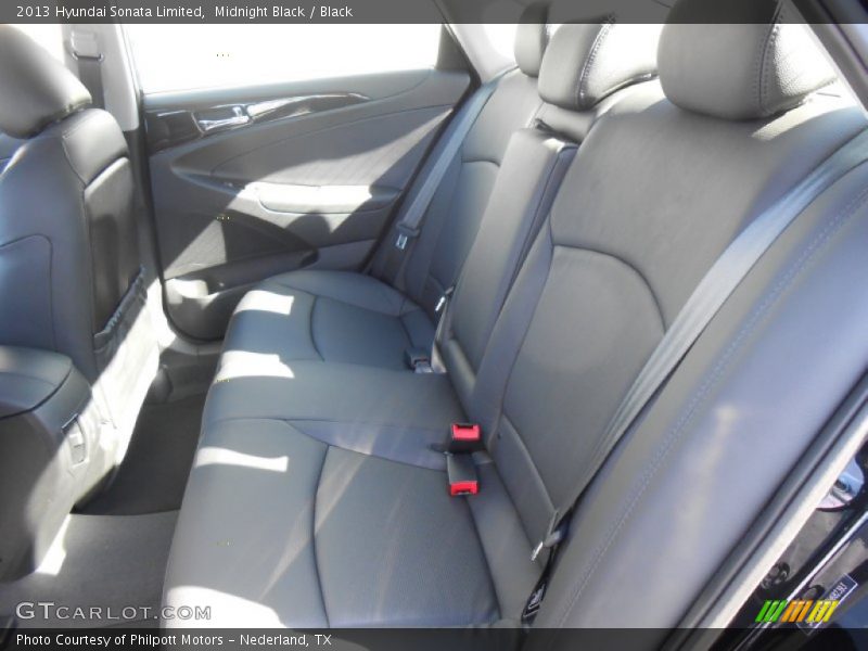 Midnight Black / Black 2013 Hyundai Sonata Limited