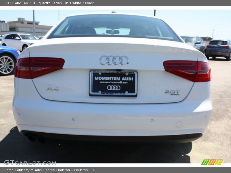 Ibis White / Black 2013 Audi A4 2.0T quattro Sedan