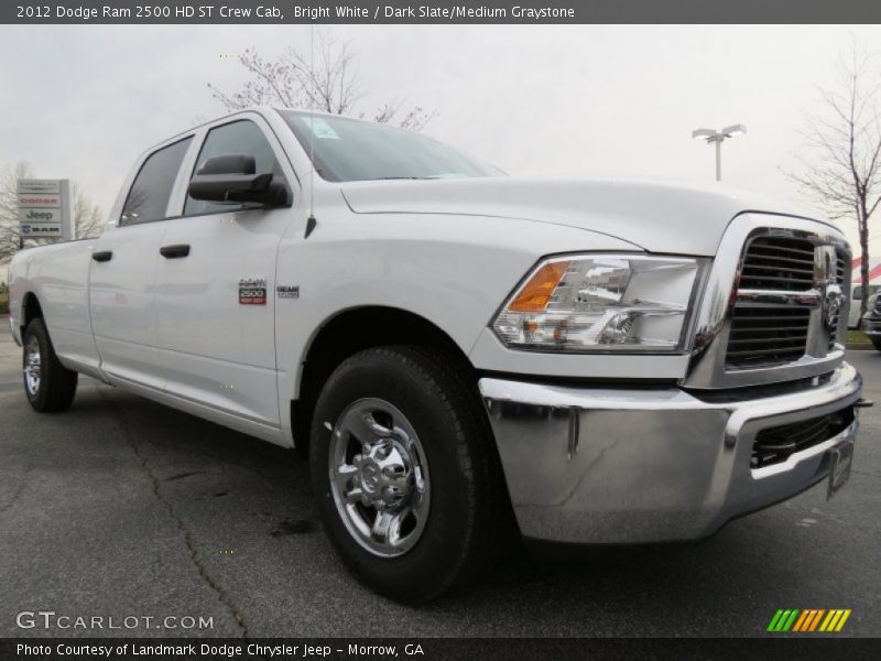 Bright White / Dark Slate/Medium Graystone 2012 Dodge Ram 2500 HD ST Crew Cab