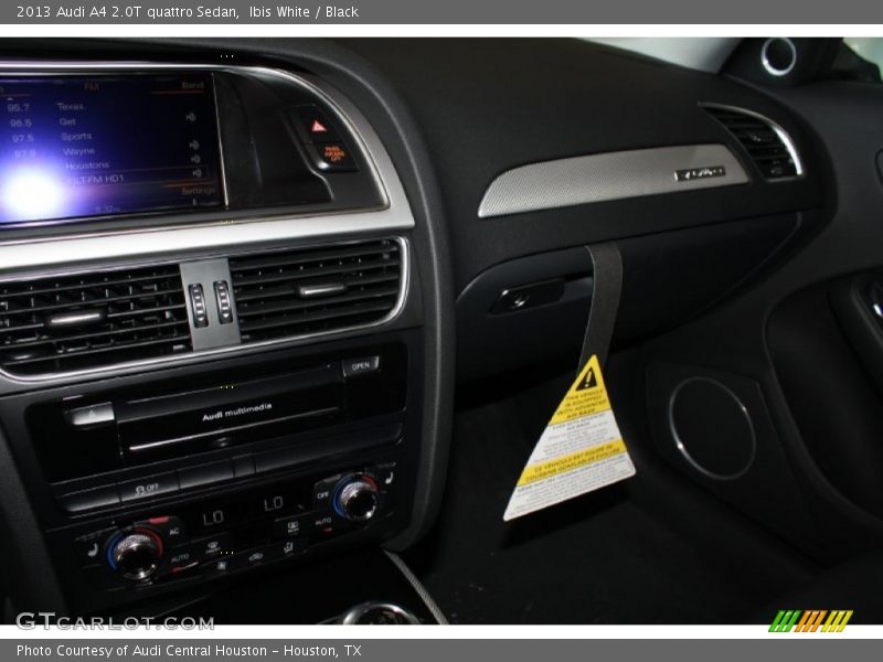 Ibis White / Black 2013 Audi A4 2.0T quattro Sedan