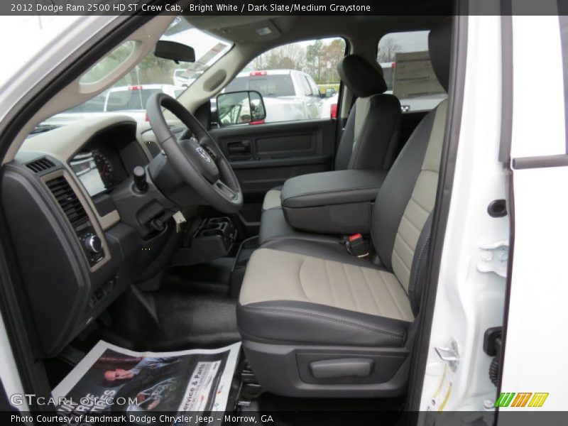 Bright White / Dark Slate/Medium Graystone 2012 Dodge Ram 2500 HD ST Crew Cab