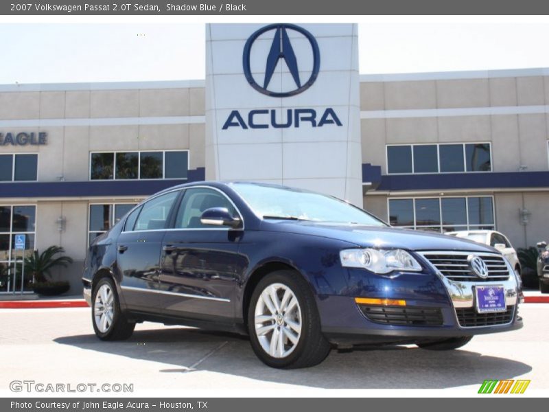 Shadow Blue / Black 2007 Volkswagen Passat 2.0T Sedan