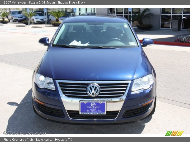 Shadow Blue / Black 2007 Volkswagen Passat 2.0T Sedan