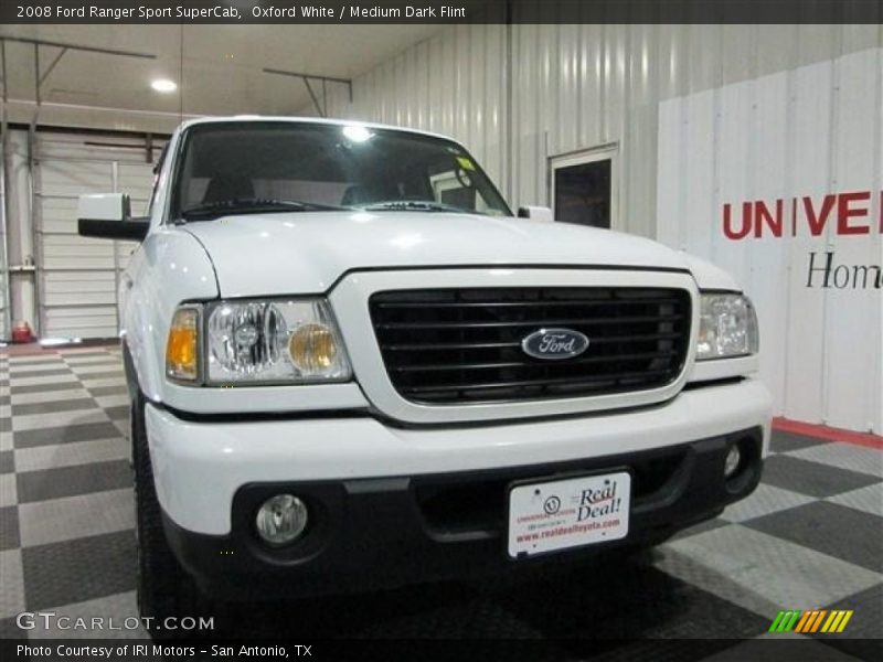 Oxford White / Medium Dark Flint 2008 Ford Ranger Sport SuperCab