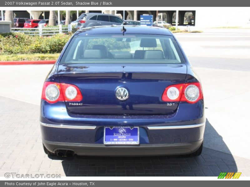 Shadow Blue / Black 2007 Volkswagen Passat 2.0T Sedan