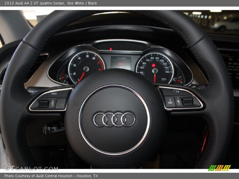 Ibis White / Black 2013 Audi A4 2.0T quattro Sedan