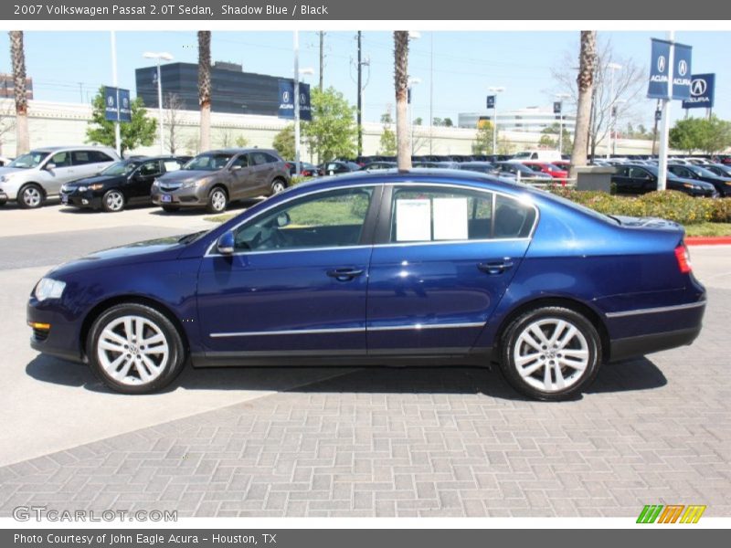 Shadow Blue / Black 2007 Volkswagen Passat 2.0T Sedan