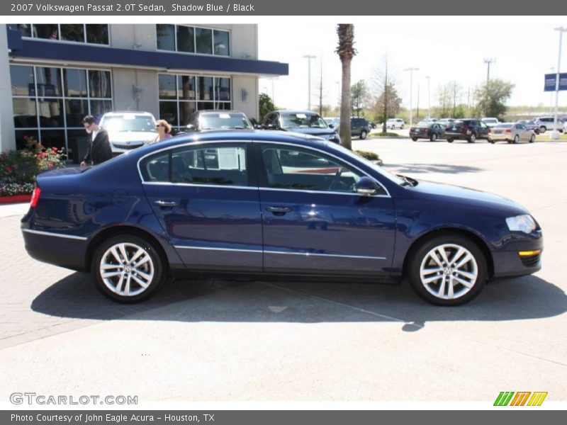 Shadow Blue / Black 2007 Volkswagen Passat 2.0T Sedan