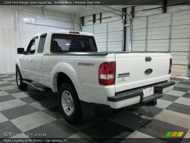 Oxford White / Medium Dark Flint 2008 Ford Ranger Sport SuperCab