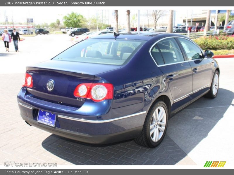 Shadow Blue / Black 2007 Volkswagen Passat 2.0T Sedan