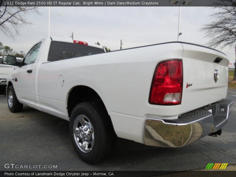 Bright White / Dark Slate/Medium Graystone 2012 Dodge Ram 2500 HD ST Regular Cab