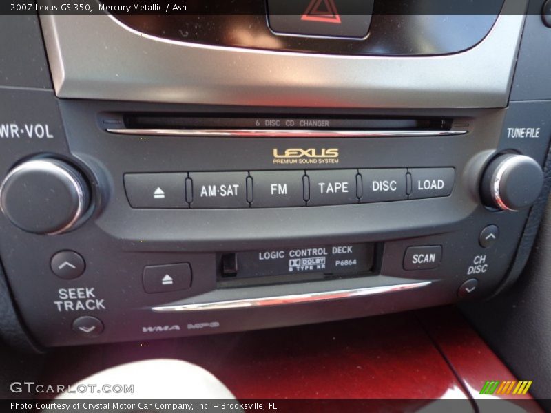 Controls of 2007 GS 350