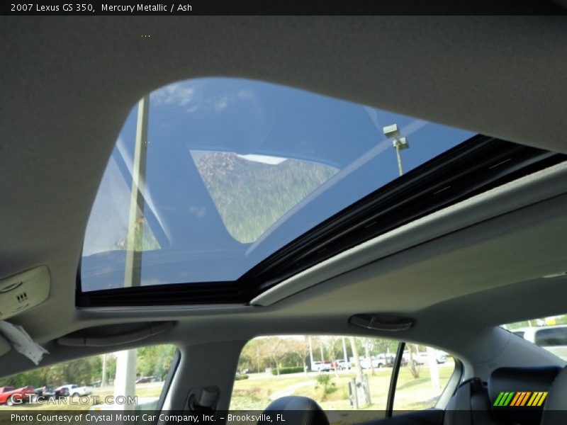 Sunroof of 2007 GS 350