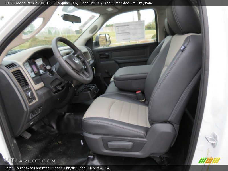  2012 Ram 2500 HD ST Regular Cab Dark Slate/Medium Graystone Interior