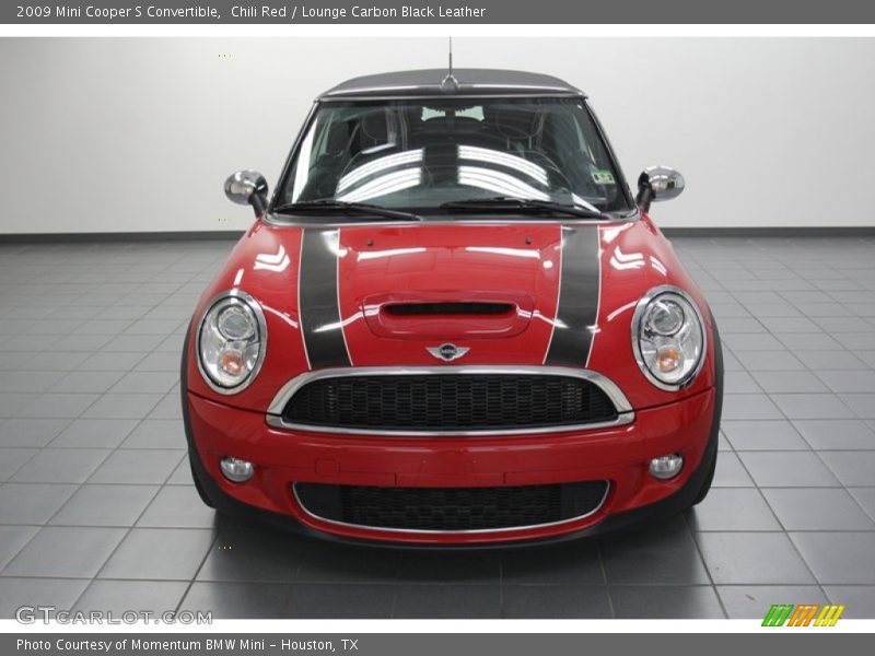 Chili Red / Lounge Carbon Black Leather 2009 Mini Cooper S Convertible