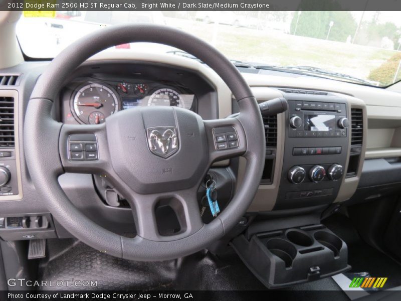 Bright White / Dark Slate/Medium Graystone 2012 Dodge Ram 2500 HD ST Regular Cab