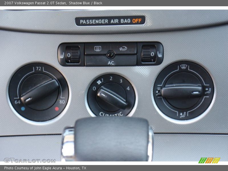 Shadow Blue / Black 2007 Volkswagen Passat 2.0T Sedan