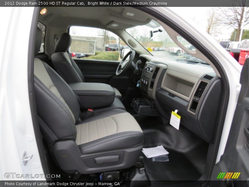 Bright White / Dark Slate/Medium Graystone 2012 Dodge Ram 2500 HD ST Regular Cab