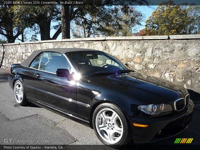 Jet Black / Black 2005 BMW 3 Series 330i Convertible