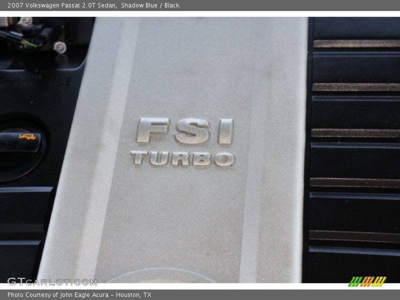 Shadow Blue / Black 2007 Volkswagen Passat 2.0T Sedan