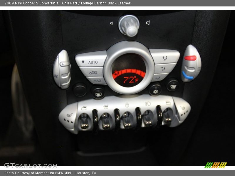 Controls of 2009 Cooper S Convertible