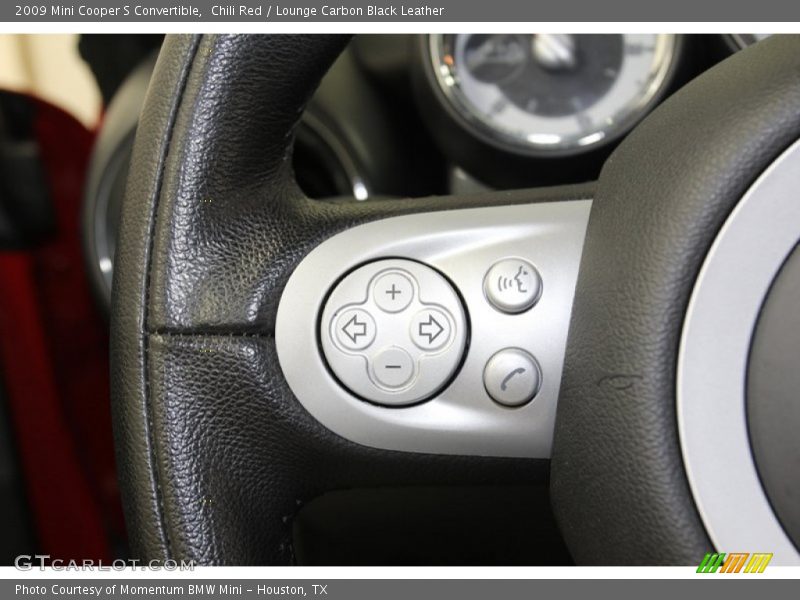 Controls of 2009 Cooper S Convertible