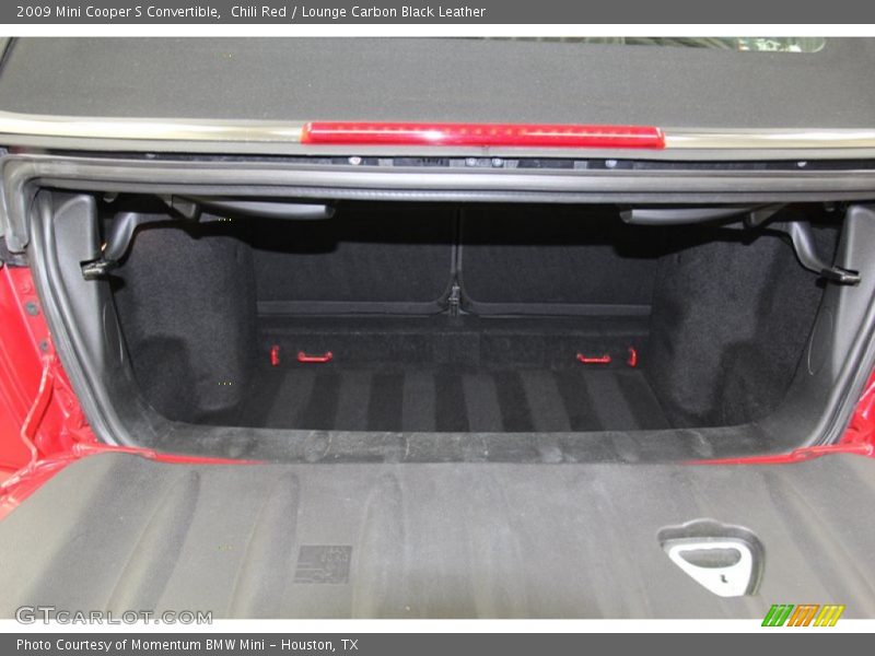  2009 Cooper S Convertible Trunk