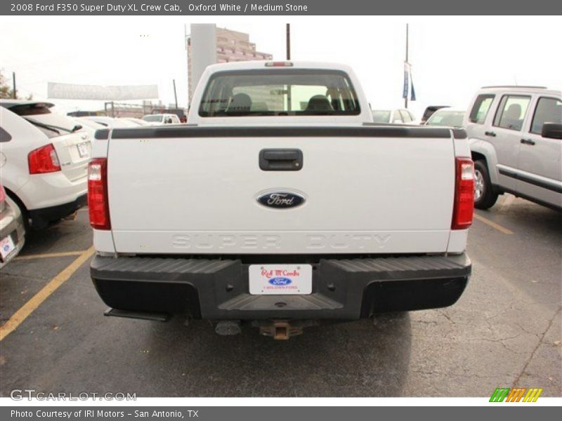 Oxford White / Medium Stone 2008 Ford F350 Super Duty XL Crew Cab