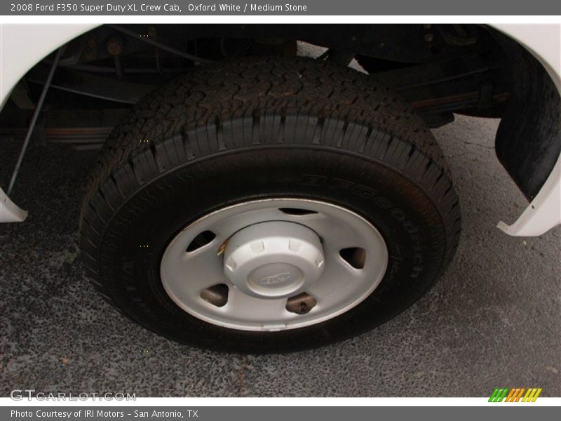 Oxford White / Medium Stone 2008 Ford F350 Super Duty XL Crew Cab