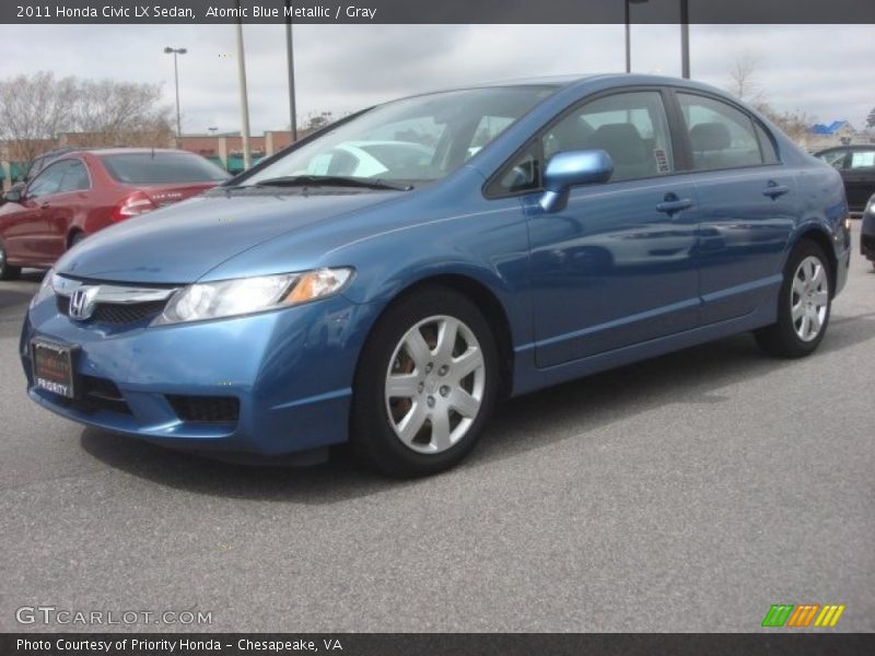 Front 3/4 View of 2011 Civic LX Sedan
