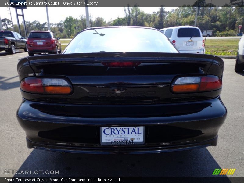 Onyx Black / Ebony 2000 Chevrolet Camaro Coupe