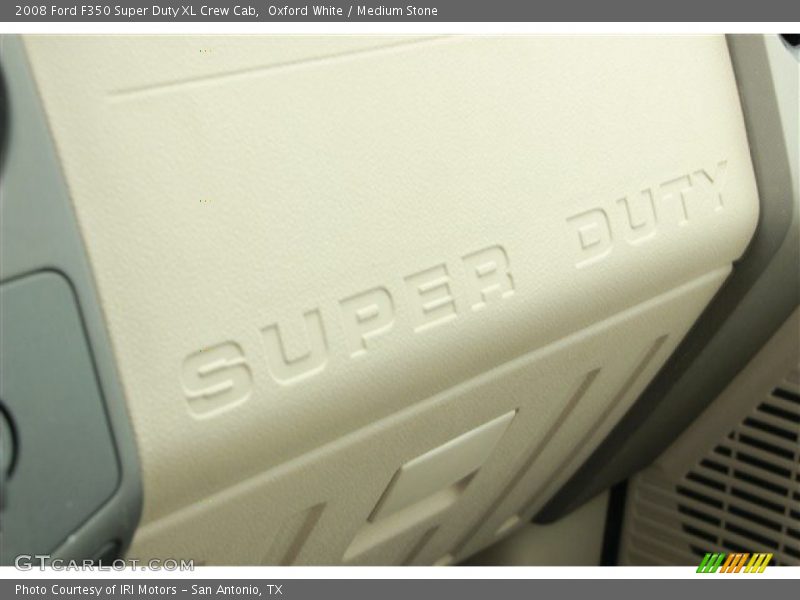 Oxford White / Medium Stone 2008 Ford F350 Super Duty XL Crew Cab