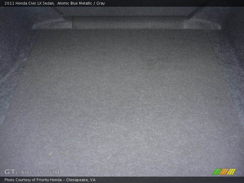 Atomic Blue Metallic / Gray 2011 Honda Civic LX Sedan